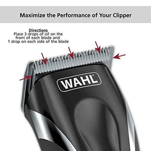 Wahl Premium Hair Clipper Blade Lubricating Oil for Clippers, Trimmers, & Blade Corrosion for Rust Prevention ? 4 Fluid Ounces ? Model 3310-300A