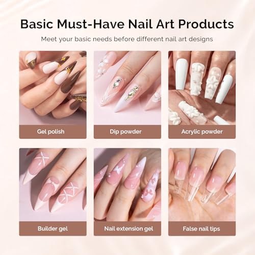 MelodySusie 2PCS Nail Dehydrator and Primer, Professional Natural Hema Free and Acid Free Primer,Dehydrator for Acrylic Powder and Gel Nail Polish,Fast Dry 15ML