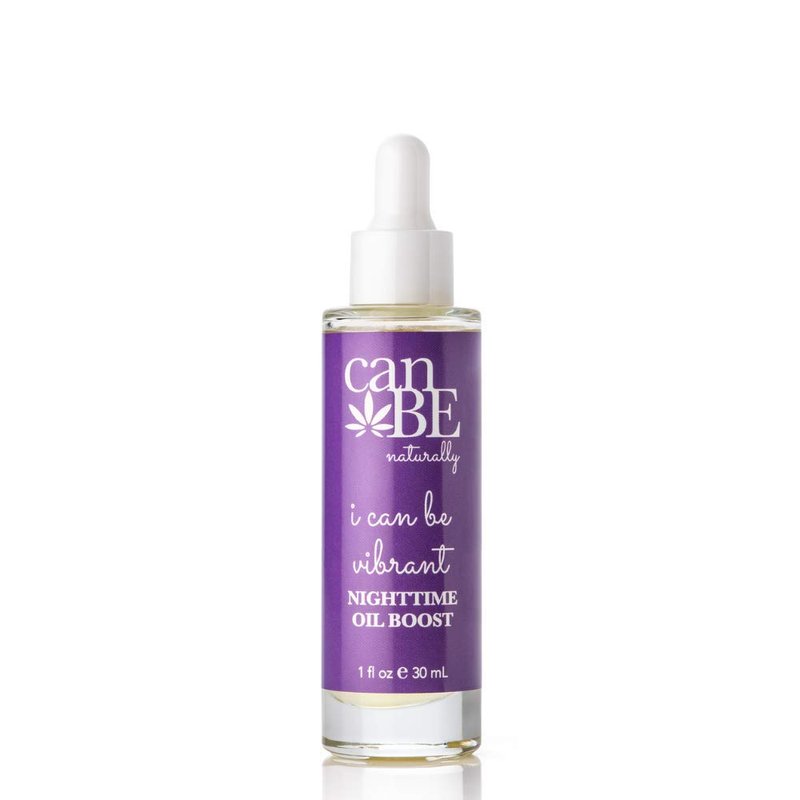 Vibrant Night Time Facial Oil Serum - Hemp Seed Oil & Cranberry Extract | Nourishing for All Skin Types (1 fl oz)