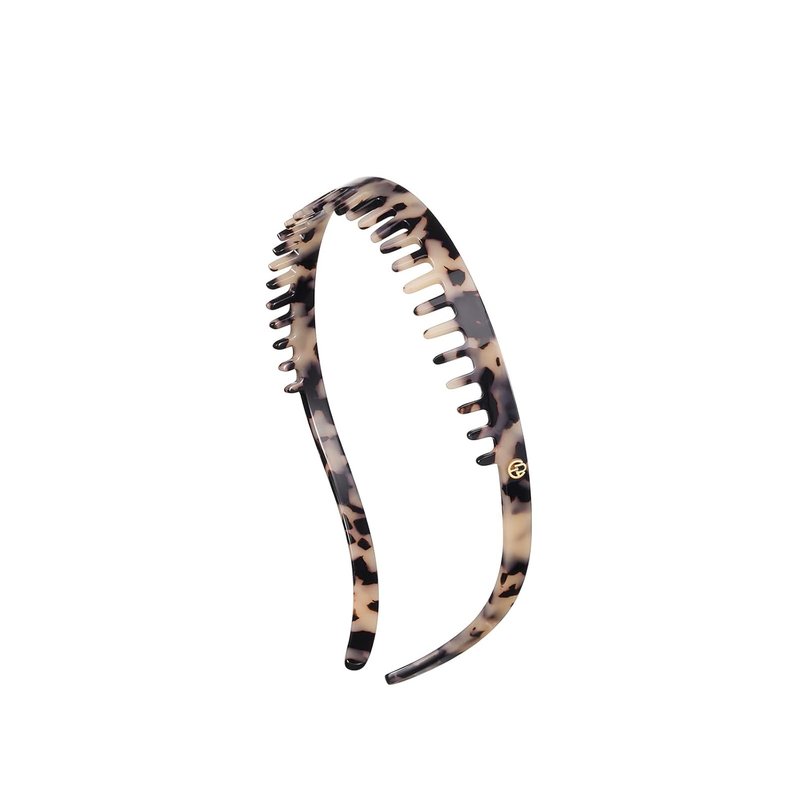 Evita Peroni Women's Non-Slip Headbands with Teeth - Comfortable Hair Comb Band for Eyewear | Amber