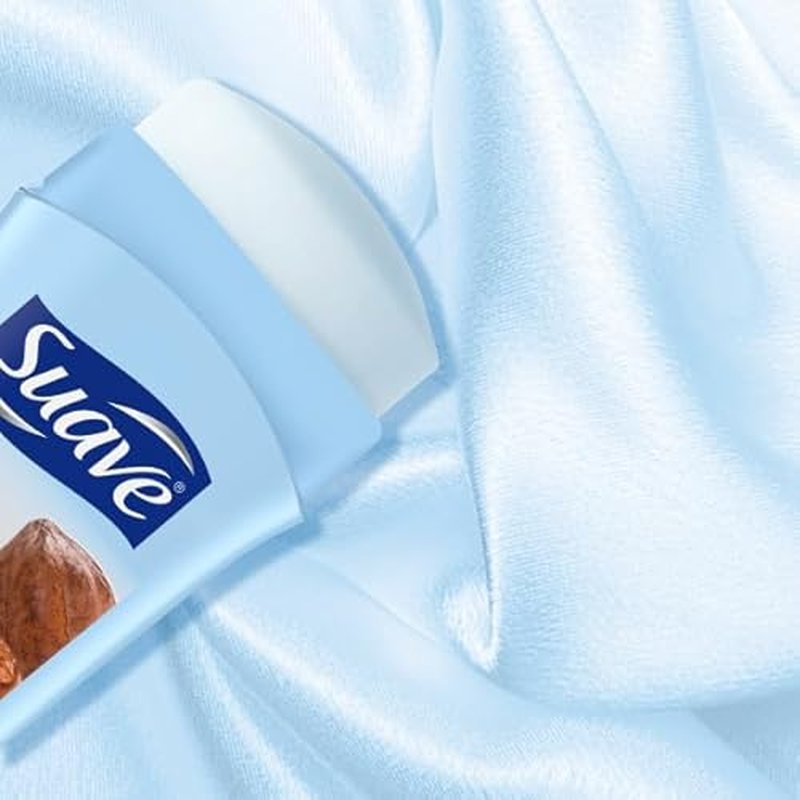 Suave Deodorant Women, Antiperspirant, Cocoa Shea Butter, 48-Hour Odor & Wetness Protection, with Essential Oils, anti-staining, no baking soda 2.6 oz (Pack of 12)