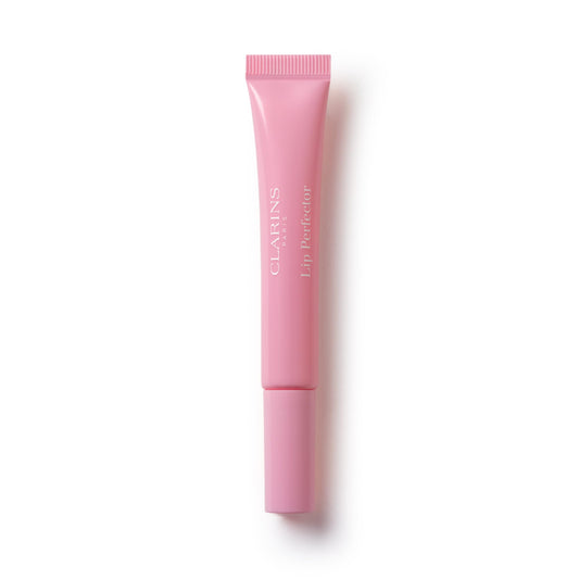 Clarins Lip Perfector, 21 Soft Pink Glow | 2-In-1 Color Balm for Lips + Cheeks | Nourishes and Plumps Lips | Adds Buildable Color to Cheeks for Natural Glow