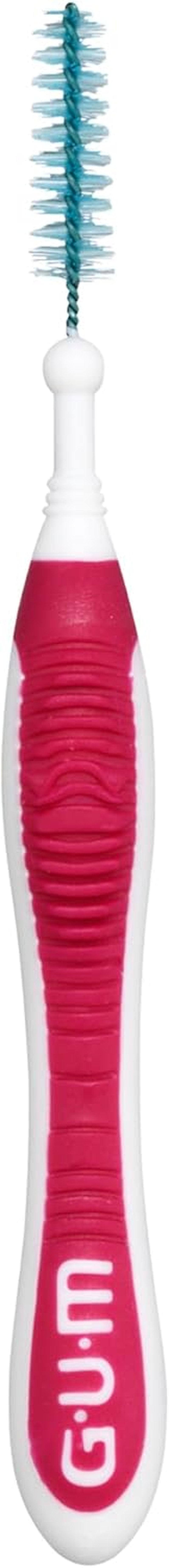 GUM Proxabrush Interdental Brushes - Soft Bristle Dental Picks for Plaque Removal | 10 Count (Pack of 6)