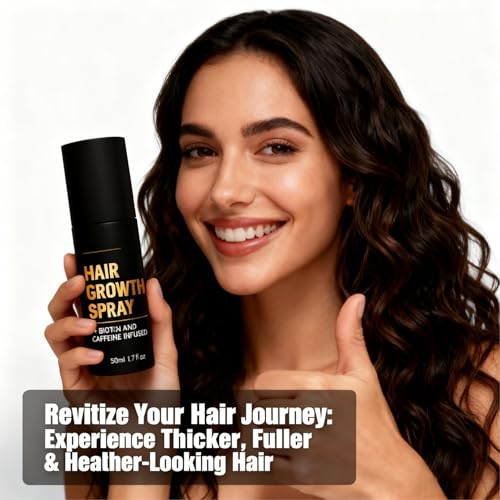 Hair Growth, Hair Growth Spray, Promotes Thicker, Fuller Hair For Women & Men ? All Hair Types, Hair Thickening Sprays With Natural Ingredients (1 PCS)