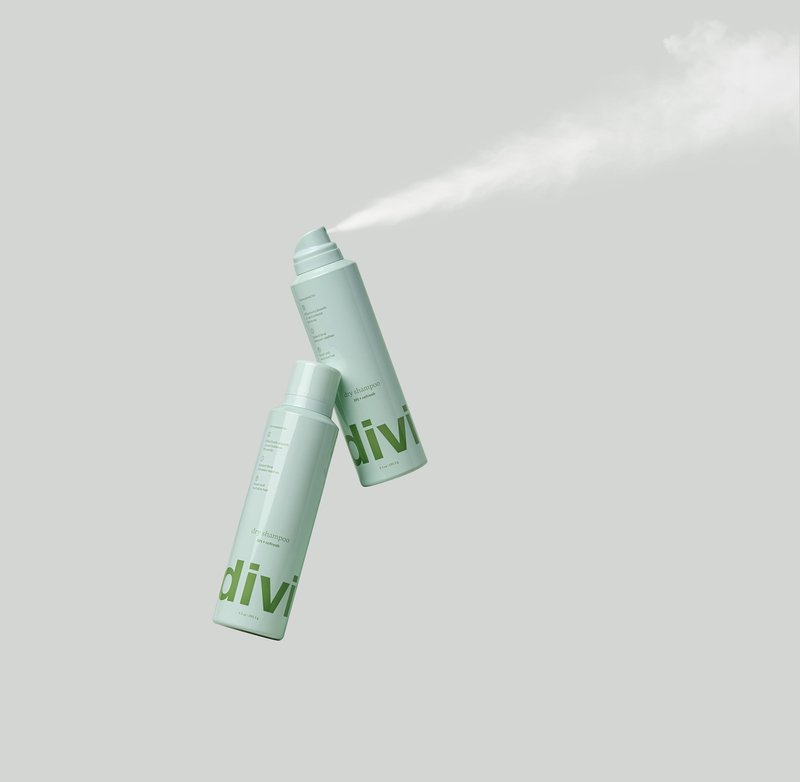 Divi Dry Shampoo Duo – Includes Full Size & Travel Size Dry Shampoo – Instantly Refreshes Hair, Absorbs Oil & Adds Lightweight Volume for Clean, Revived, Healthy-Looking Hair, 2 Piece Set