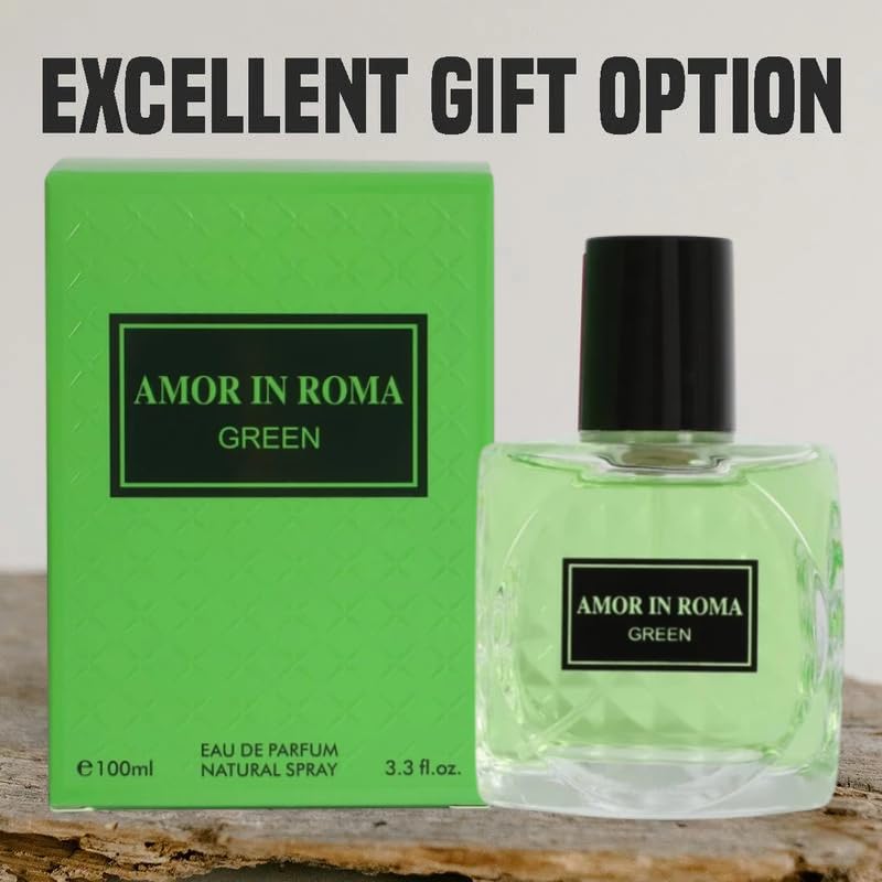 Couple Perfume Gift Set - Modern Unisex Cologne with 2 Travel Size Refillable Bottles | 100ml/3.3fl.oz.