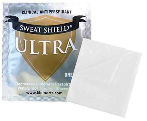 Sweat Shield Ultra Antiperspirant Wipes - Reduce Sweat Up To 7 Days Per Wipe (Pack of 10). Clinical Strength. Dermatologist Recommended.