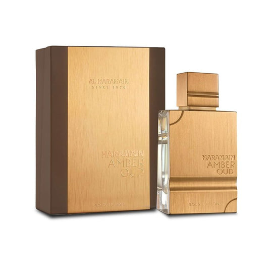 Al Haramain Amber Oud Gold Edition - Arabian Perfume for Women and Men Unisex - Long Lasting Amber - 2 oz