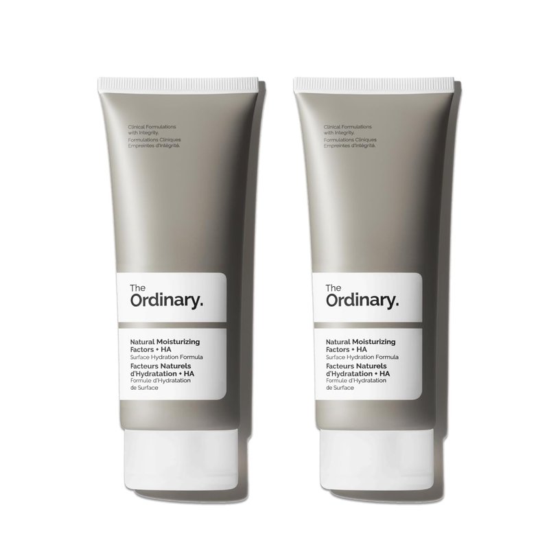 The Ordinary Natural Moisturizing Factors + Hyaluronic Acid, Lightweight Hydrator for Skin Barrier Support & Hydration, 3.4 Fl Oz (Pack of 2)