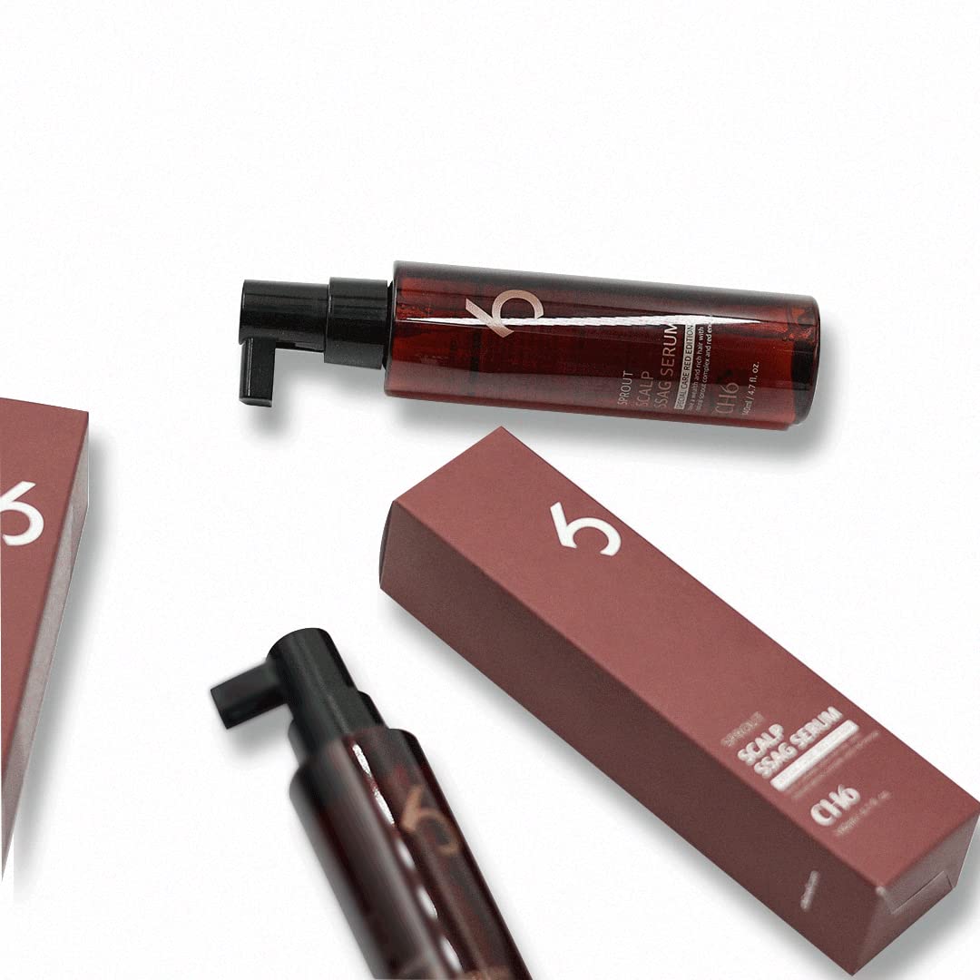 Hair Regrowth Serum - Scalp Ssag Red Edition with Antioxidant Sprout Extracts | 140ml for Thinning Hair Recovery