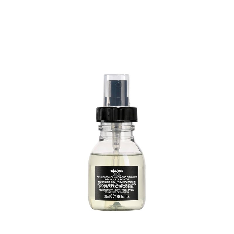 Davines OI Oil | Multi-Function Hair Serum for All Hair Types - Weightless Anti-Frizz & Shine with Roucou Oil - Hydrating Treatment