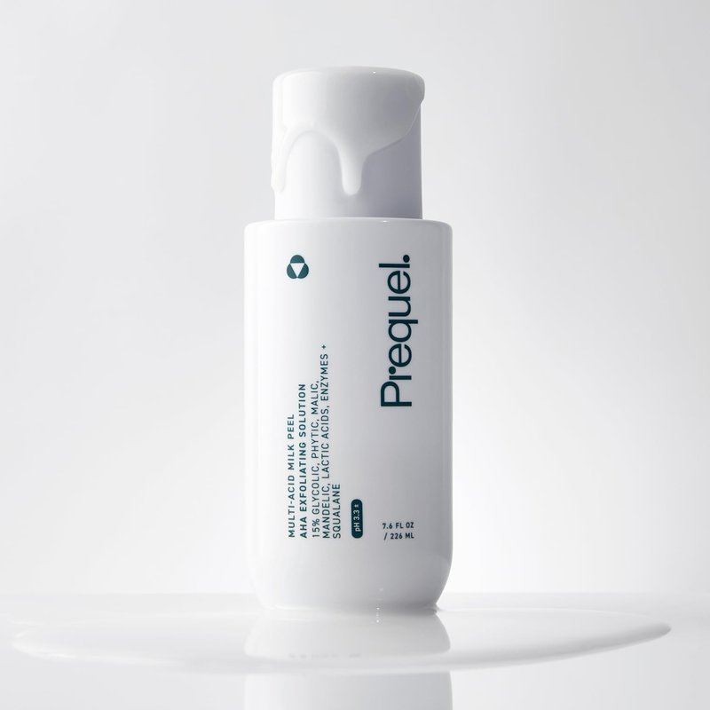 Multi-Acid Milk Peel - 15% Glycolic Acid Exfoliating Solution | Hydrating Chemical Exfoliant, 7.6oz