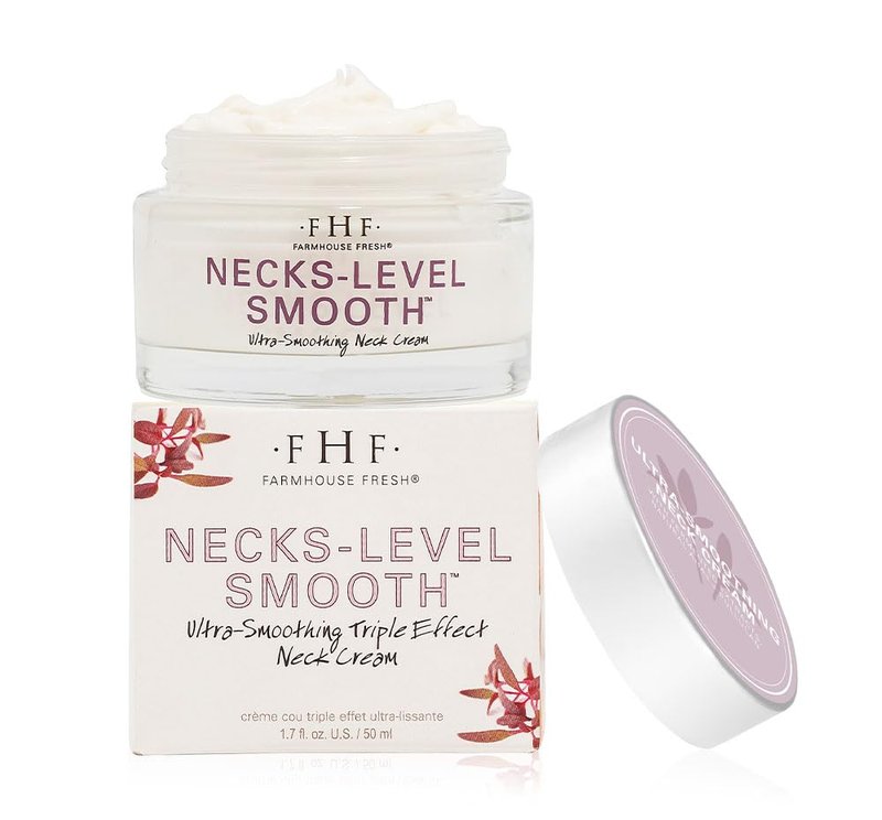 FarmHouse Fresh Neck Cream with Hyaluronic Acid, Necks-Level Smooth Ultra-Smoothing Triple Effect Moisturizer for Hydrating and Smoothing Neckline