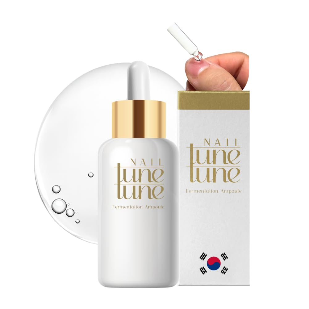 TuneTune Korean Made Fermented Nail Ampoule 15ml | Hydrating Cuticle & Nail Care Ampoule | Lightweight Nail Oil for Dry Cuticles & Brittle Nails | Fast-Absorbing Korean Nail Care Treatment