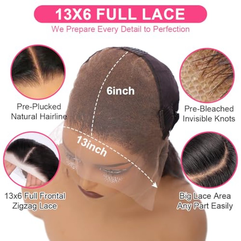 13x6 Water Wave Lace Front Wigs Human Hair Pre Plucked Bleached Knots 220 Density Wet And Wavy Glueless Wigs Human Hair 18 Inch Hd Lace Frontal wig with baby hair