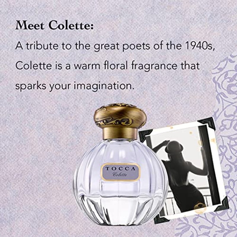 Tocca Colette Women's Perfume, 1.7oz (50 ml) - Warm Floral, Bergamot, Sandalwood, Pink Peppercorn Fragrance