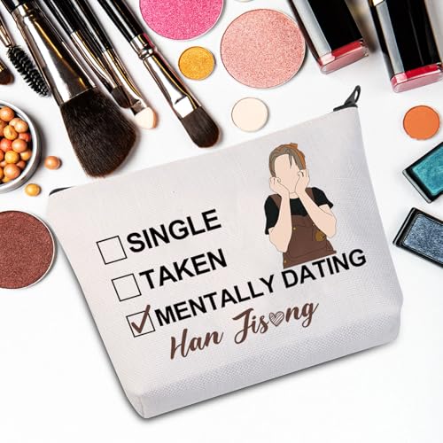 JNIAP Stay Han Makeup Bag Stay Quokka Gifts Single Taken Mentally Dating With Han Gifts Stay Member Gifts (WITH HAN mb)