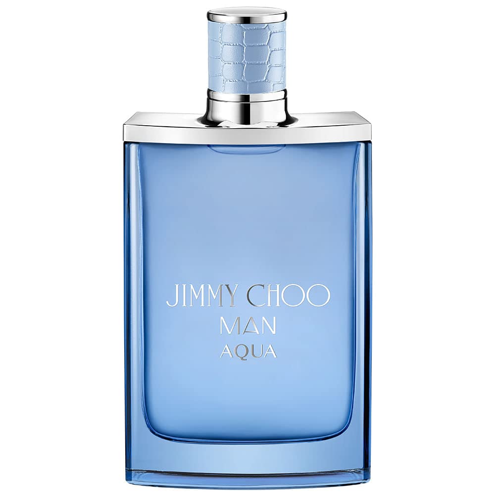 JIMMY CHOO - Man Aqua Eau de Toilette - Men's Fragrance - Fougere Marine Woody - With notes of Grapefruit, Clary Sage & Salty Moss - 3.3 Fl Oz