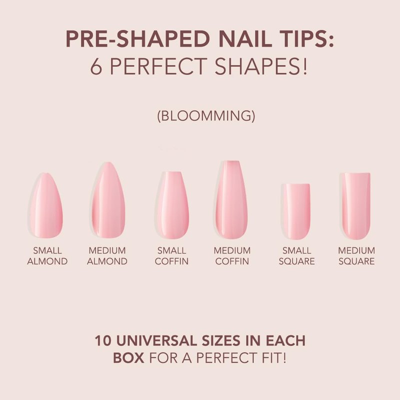 Cover Gelly Tip Case - Soft Gel Nail Extensions for Short Almond Nails | Kiara Sky