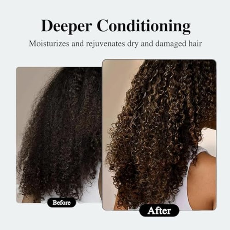 Home Use Hair Steamer for Natural Hair - 10-Speed Temperature Adjustment, Fast Heating, Deeply Nourishes Hair Strands