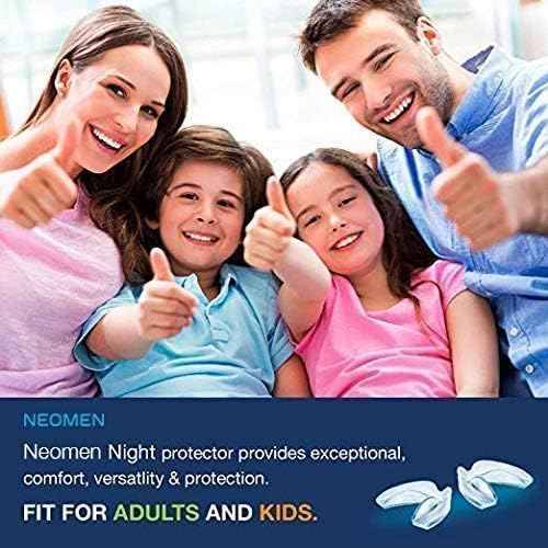 Mouth Guards for Teeth Grinding at Night: Moldable Custom Dental Guard for Sleeping - Nighttime Protection for Teeth 8 Packs