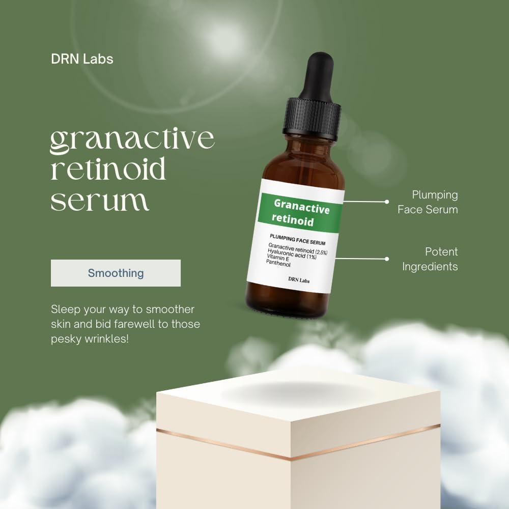 Granactive Retinoid Serum for Face - Anti-Aging Formula for Fine Lines & Wrinkles | 1 fl oz
