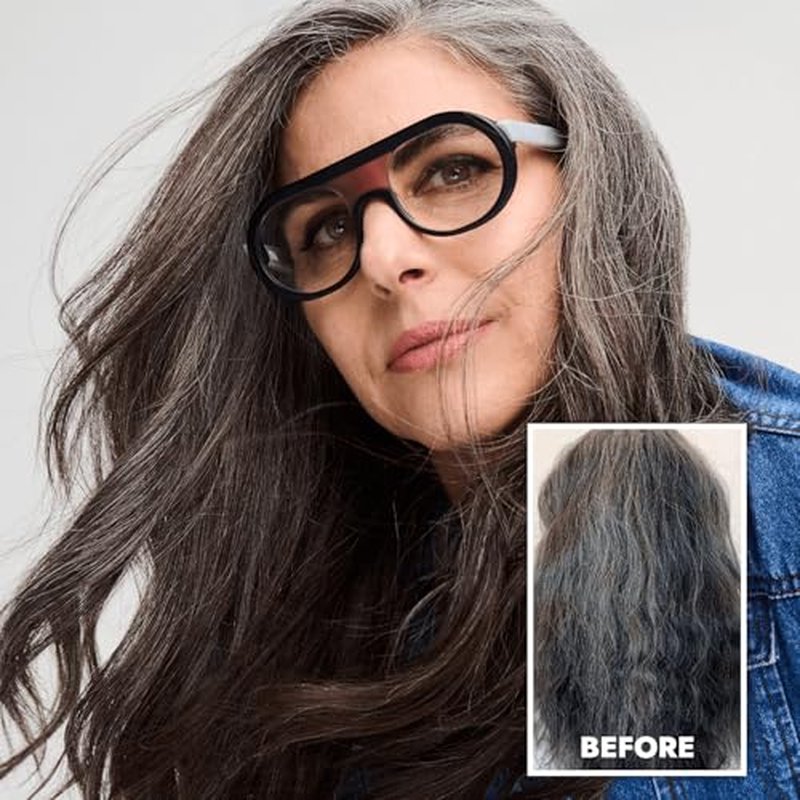 ion Brilliant Grey 6AV Medium Grey Pearl Demi Permanent Cr?me Hair Color, Fade Resistant & PPD Free 2.05 Oz