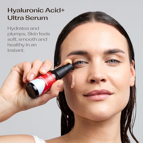 Trilogy Hyaluronic Acid+ Ultra Serum Lightweight Hydration with Peptides and Glycoin 1.0 fl oz