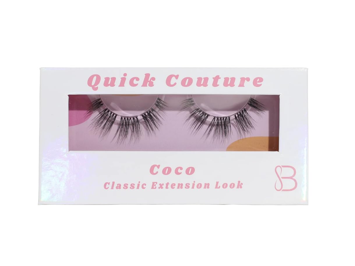 Classic Lash Extension Look DIY Lashes by SoCal Beauty - Salon-Quality Individual Lash Set - Reusable, Cruelty-Free, Easy Application