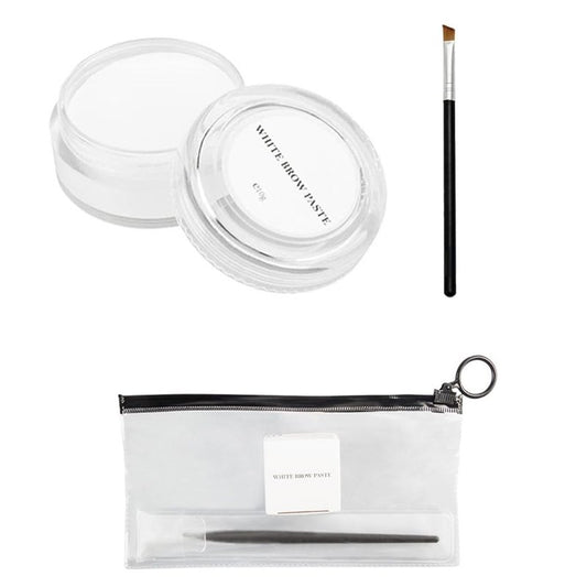 10g White Eyebrow Mapping Paste Permanent Makeup Microblading Brow Paste Eyebrow Lip Shaping Position Tinting Tool