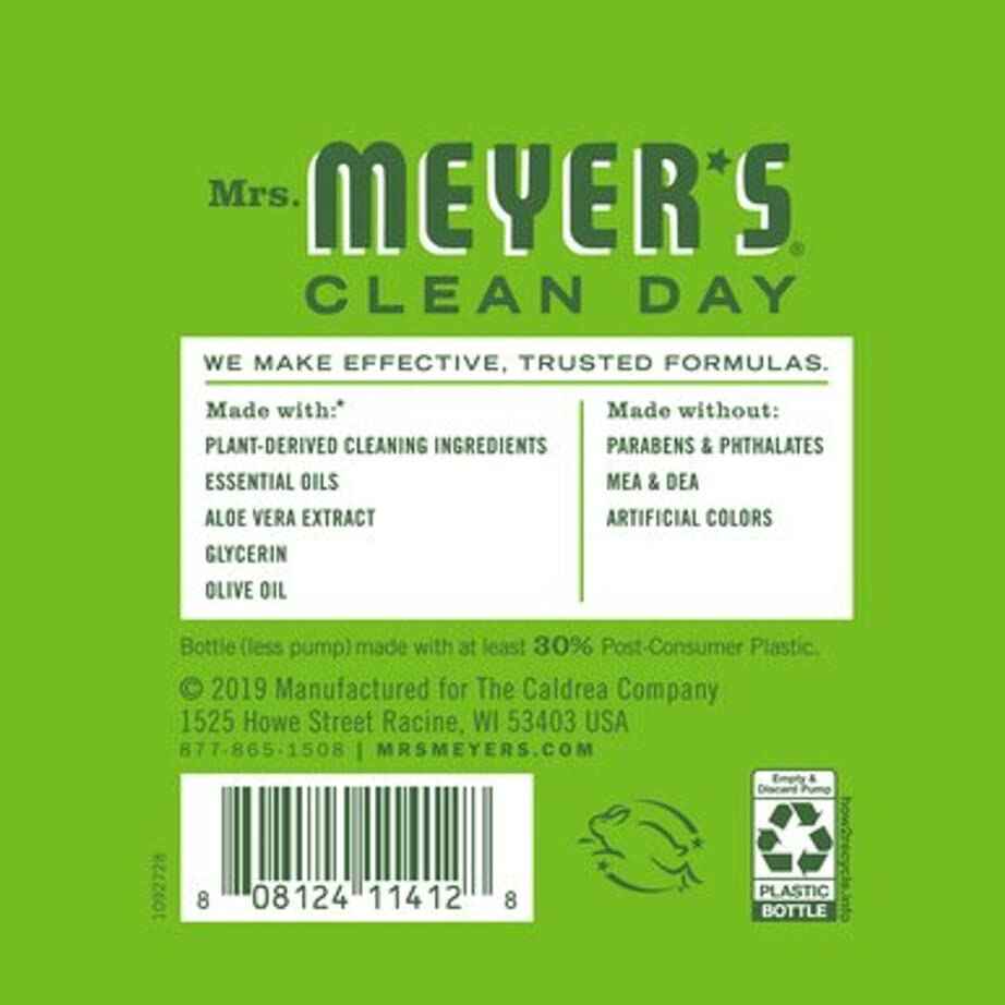 Mrs. MEYER'S Fresh Cut Grass Liquid Hand Soap 12.5 Fl Oz (Pack of 3)