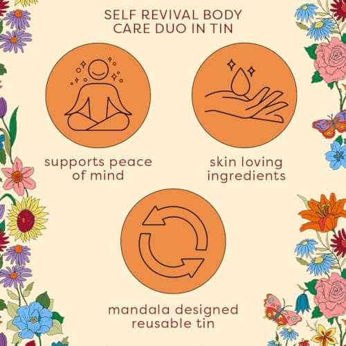 Heathcote & Ivory Love Revival Bodycare Duo Tin Wash & Hand Cream