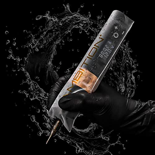 Ambition 200pcs Tattoo Machine Bags - Disposable Cartridge Tattoo Pen Covers Rotary Tattoo Machine Sleeves Protective Bags