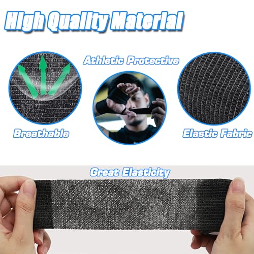 200 Pcs Tattoo Machine Covers & 12 Rolls Grip Tape - Large Disposable Pen Sleeves 2.56x7.08 Inch, Anti-Slip Vibration Control for Tattoo Artists