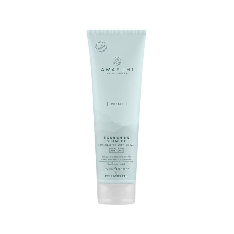 Awapuhi Wild Ginger by Paul Mitchell Nourishing Shampoo, Ultra Rich, Color-Safe Formula, For Dry, Damaged + Color-Treated Hair, 8.5 fl. oz.