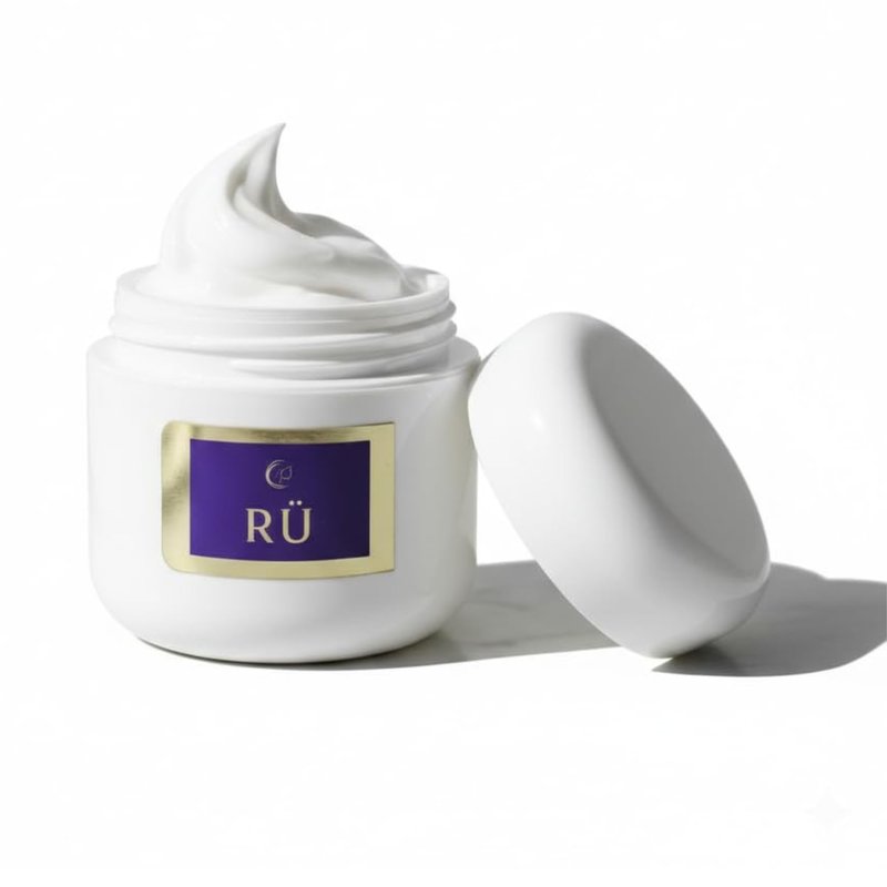 Ru Skin Repair Cream for Face & Body – Intensive Moisturizer With Shea Butter & Almond Oil – Moisturizering Face Cream Deep Hydration & Overnight Repair – Ordinary Natural Moisturizer - 1.5 Oz