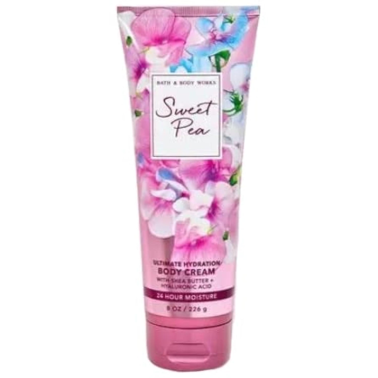 Bath and Body Works Sweet Pea Ultra Shea Body Cream 2 Pack, 8 Oz.