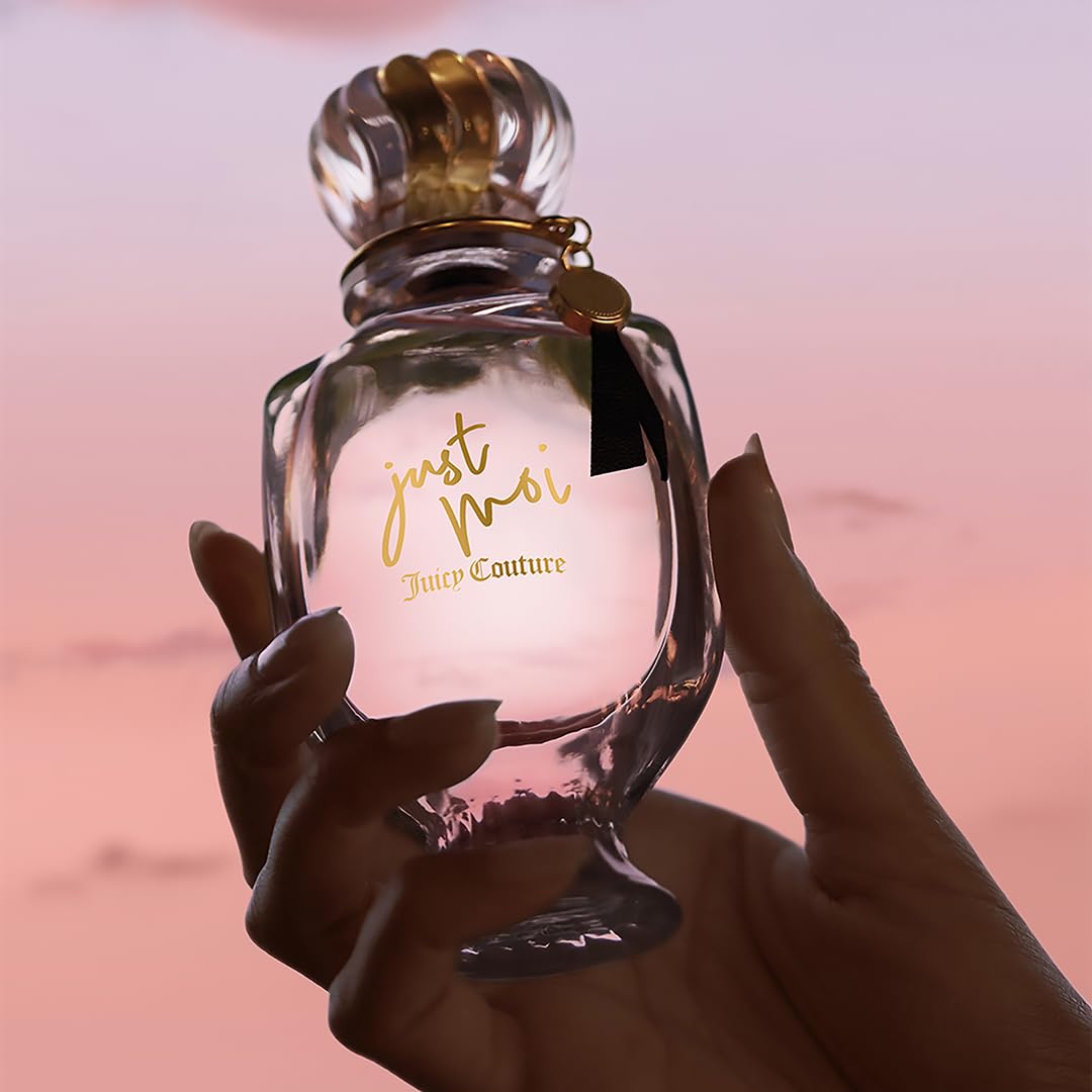 Juicy Couture Just Moi Women's Perfume - Amber Vanilla Eau de Parfum - Sweet & Confident Fragrance for Day to Evening Wear - Long-Lasting, 3.4 fl oz