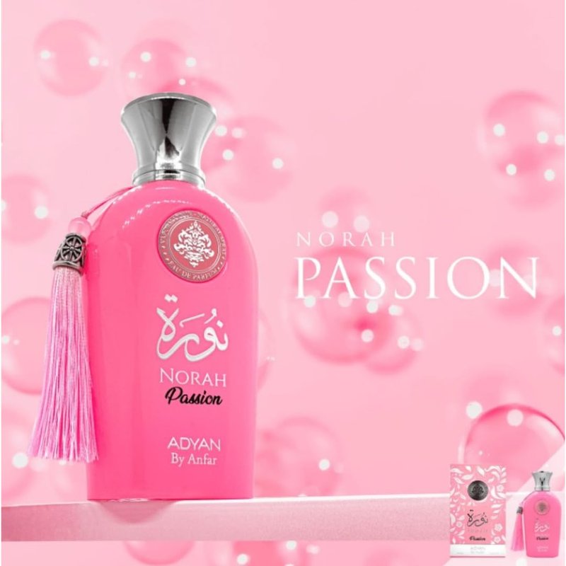 ADYAN Norah Passion 100 ML (3.4 fl oz) I Premium Floral Perfume I Captivating Fragrance I Long-Lasting Elegance I Unforgettable Scent I Exquisite Floral Notes I TWIST OF YARA