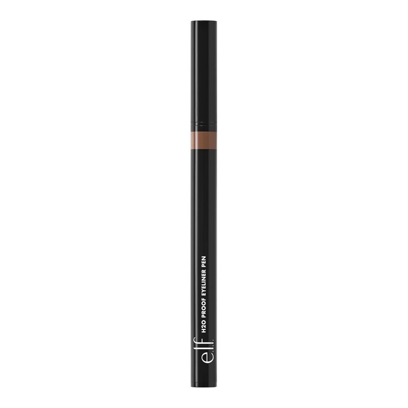 e.l.f. H2O Proof Eyeliner Pen - Waterproof, Long-Lasting Felt Tip Liner for Bold Looks | Deep Brown, Vegan & Cruelty-Free