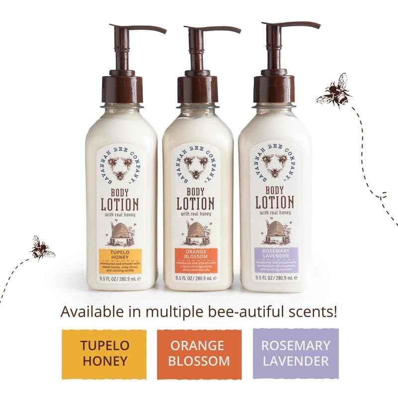 Savannah Bee Company Honey Body Lotion - All Natural Body Lotion for Women and Men