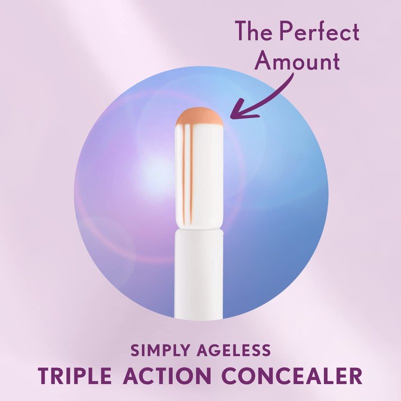 Simply Ageless Triple Action Concealer - Ivory | Pack of 2 for Flawless Coverage