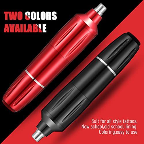 Tattoo Gun Kit - Tattoo Machine Kits Tattoo Supplies Set Tattoo Pen With Tattoo Needles Transfer Paper Suitcase for Tattoo Beginners (black 1)