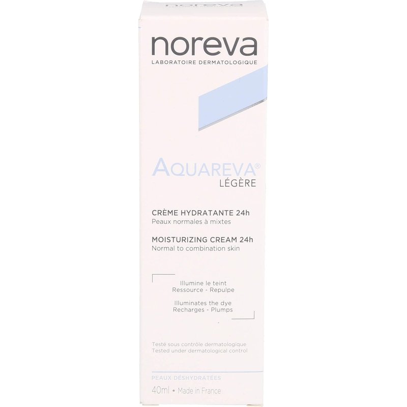 NOREVA LED AQUAREVA Créme Hydratante 24h Texture Légère (40 ml)