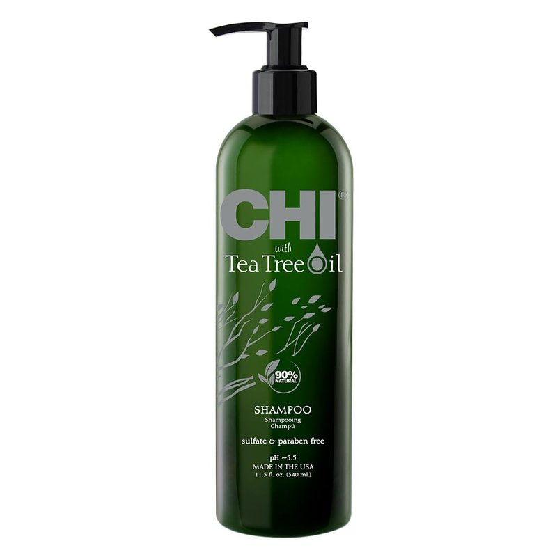 CHI Tea Tree Oil Shampoo - Strengthening Formula for Gentle Cleansing & Impurity Removal | 11.5 Oz