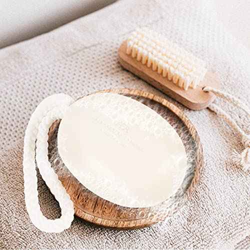 Natural Men Bar Soap, 2pcs Soap On a Rope Set for Face Body Hair Bath Soap about 7 Ounce each.foreverLily