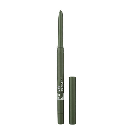 3INA The 24H Automatic Eye Pencil - Highly Pigmented Eyeliner Pencil - 24-Hour Wear Eye Makeup - Retractable with Built-In Sharpener - 759-0.011 oz