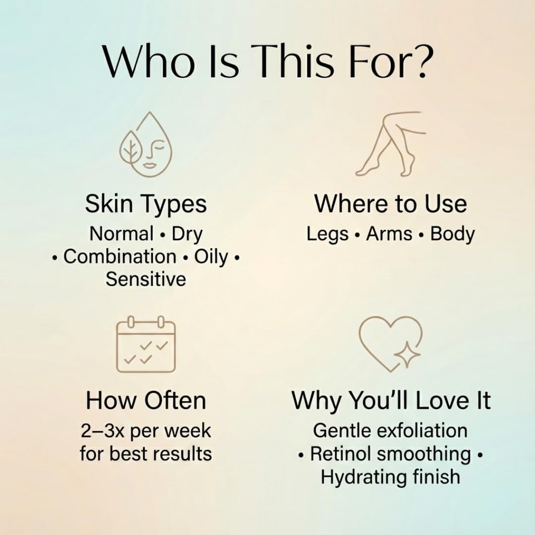 My Beauty Spot Scented Body Scrub for Women - Coconut Scented Body Scrub, Natural Exfoliating Body Scrub, Skin Exfoliator Infused with Retinol, Romoves Dead Skin From Body - Large 500 ml.