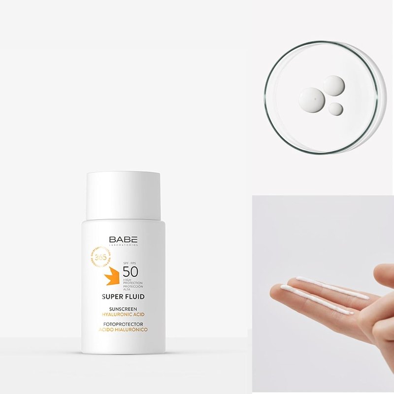 Super Fluid Sunscreen SPF 50 - Lightweight Facial Sun Protection | Broad Spectrum UVA/UVB | Non-Greasy & Fast Absorbing - 1.69 fl oz