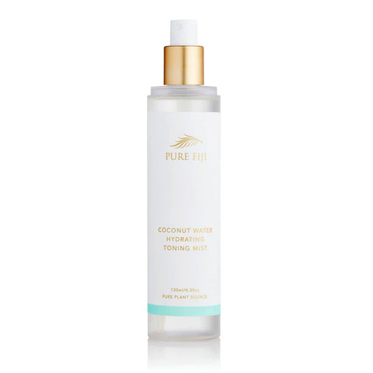 Pure Fiji Coconut Water Hydrating Toning Mist Refreshes, Soothes & Invigorates Skin, Face Mist Hydrating Spray Cruelty-Free for All Skin Types, 4.39 Oz